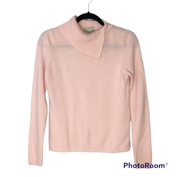 Geneva Blush Pastel Pink Cashmere Sweater *Valentine's Day* Super Soft Cashmere - Picture 1 of 11
